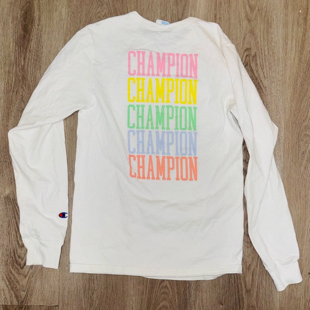 Champion White Crew Neck Shirt